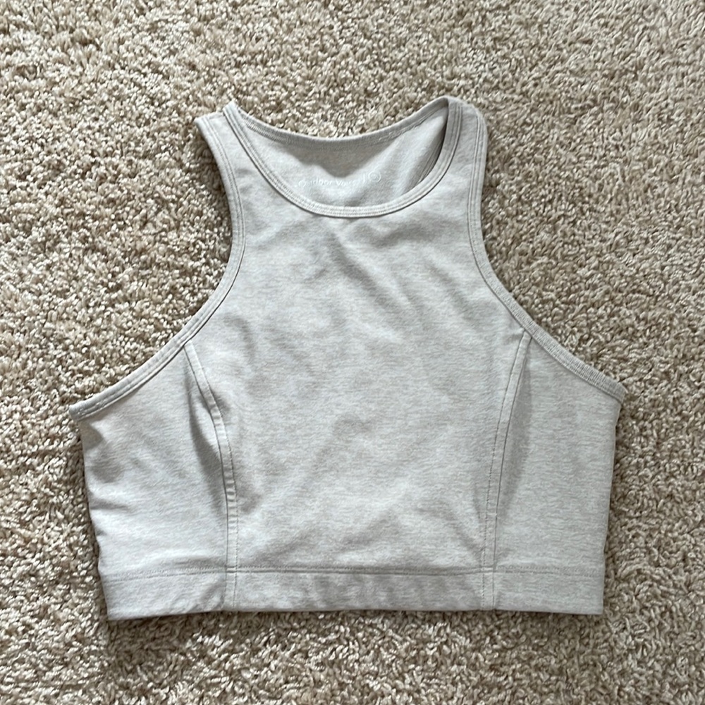 Outdoor Voices Oatmeal Crop Tank